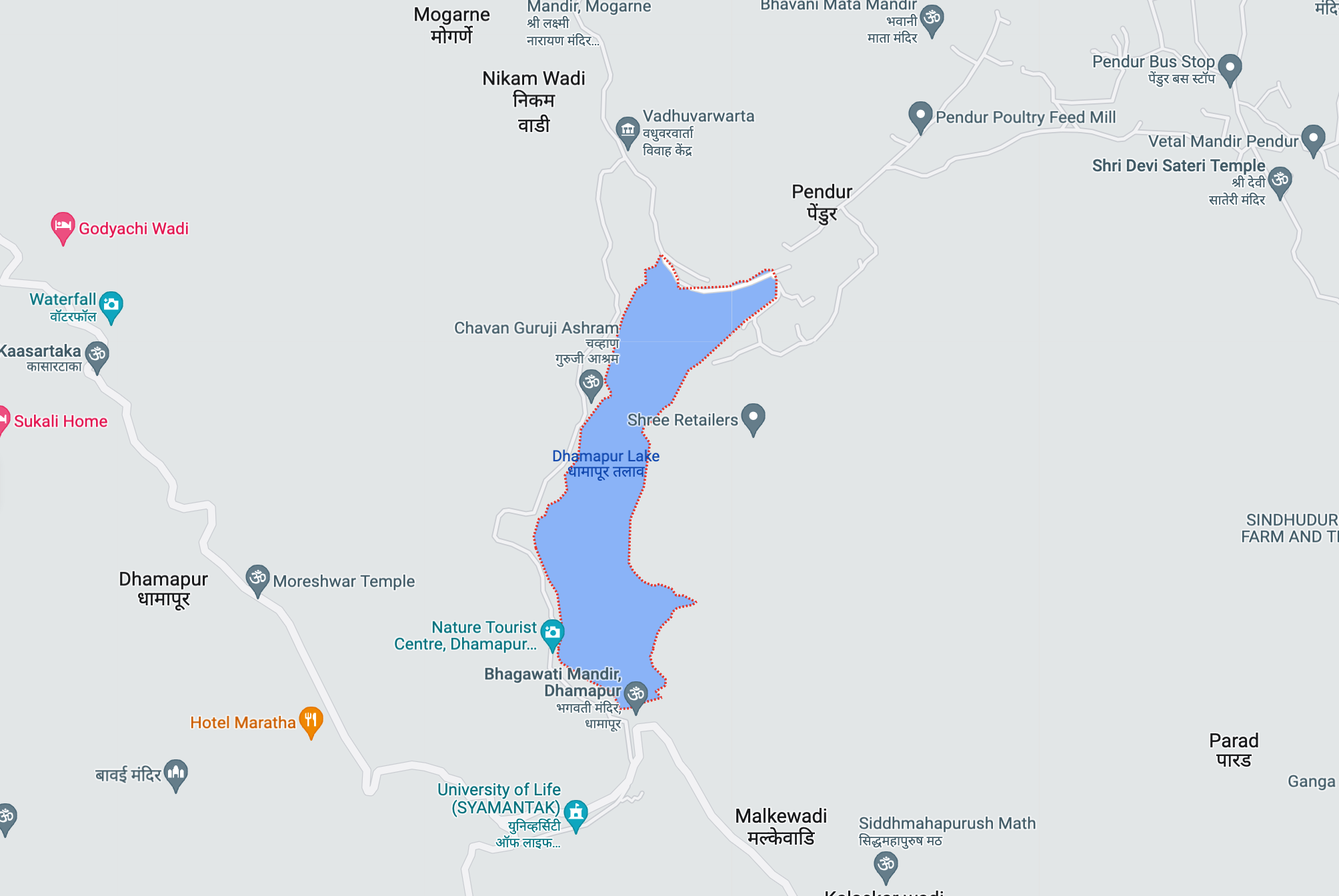 Dhamapur map