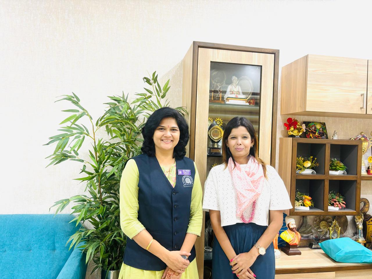 meeting with SPM school principal - Mrs Rana Kulkarni