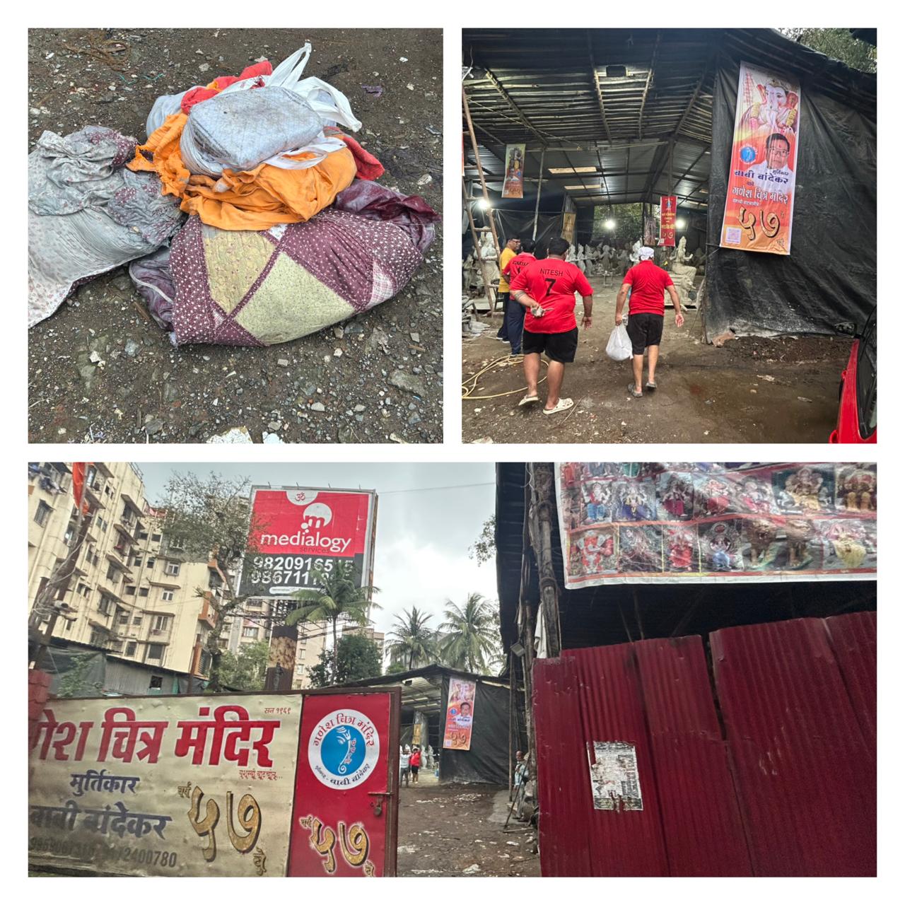 Societies in Chembur collected clay from homes and returned it to artisans under the leadership of Smt Sujata Rao