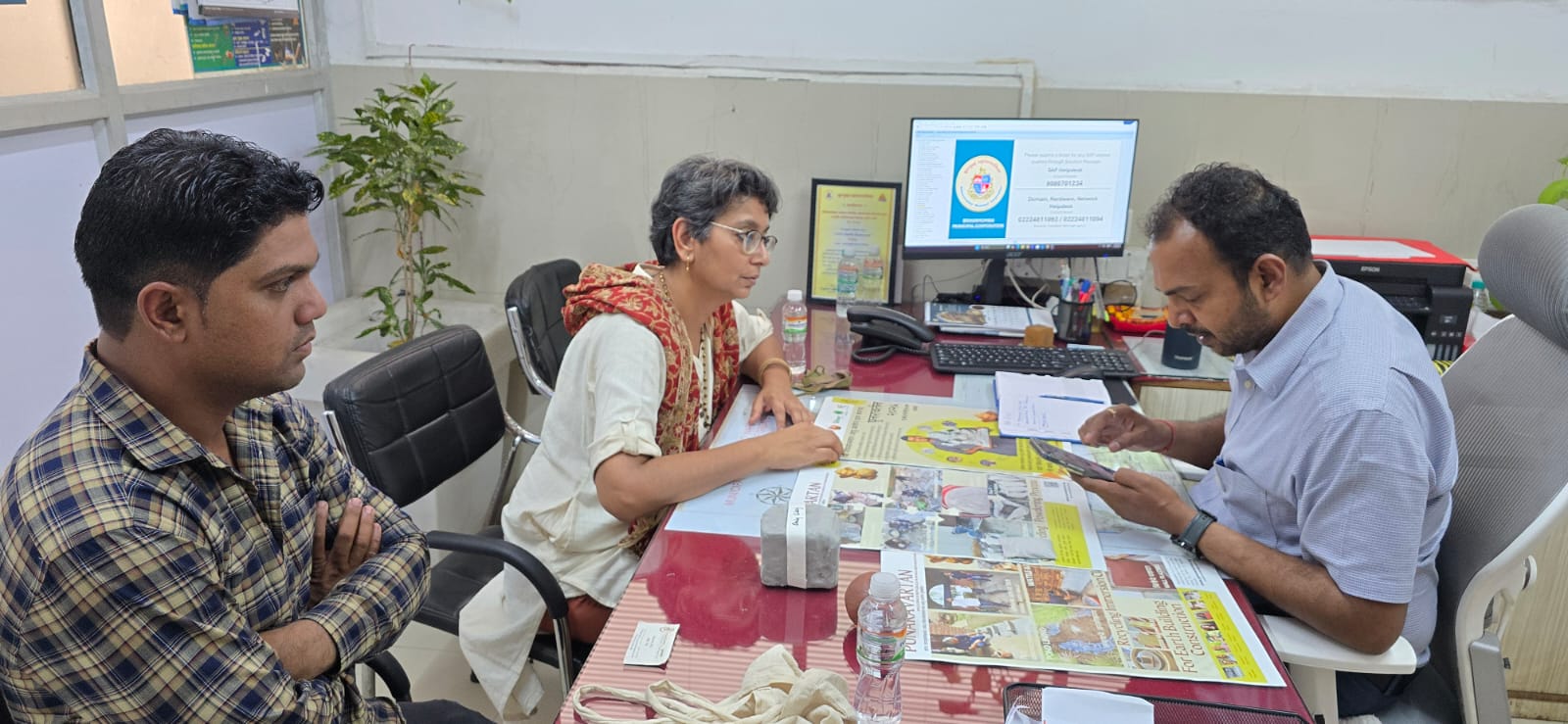 Meeting with SWM Dept Amit Gadekar