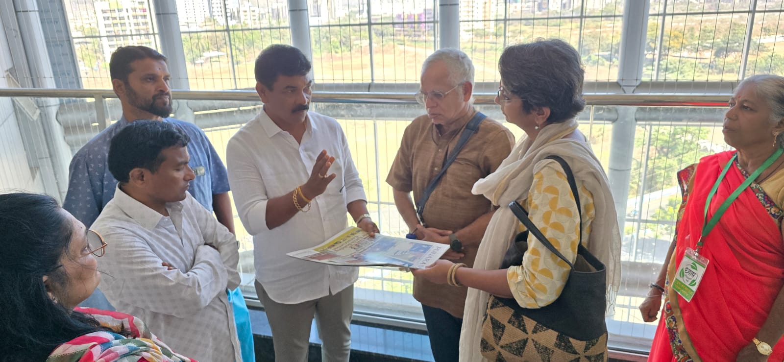 Meeting with Sarpanch of Arnala Beach