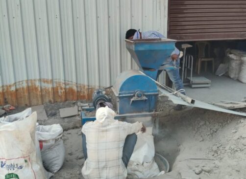 PV26 clay recycling machine crushing