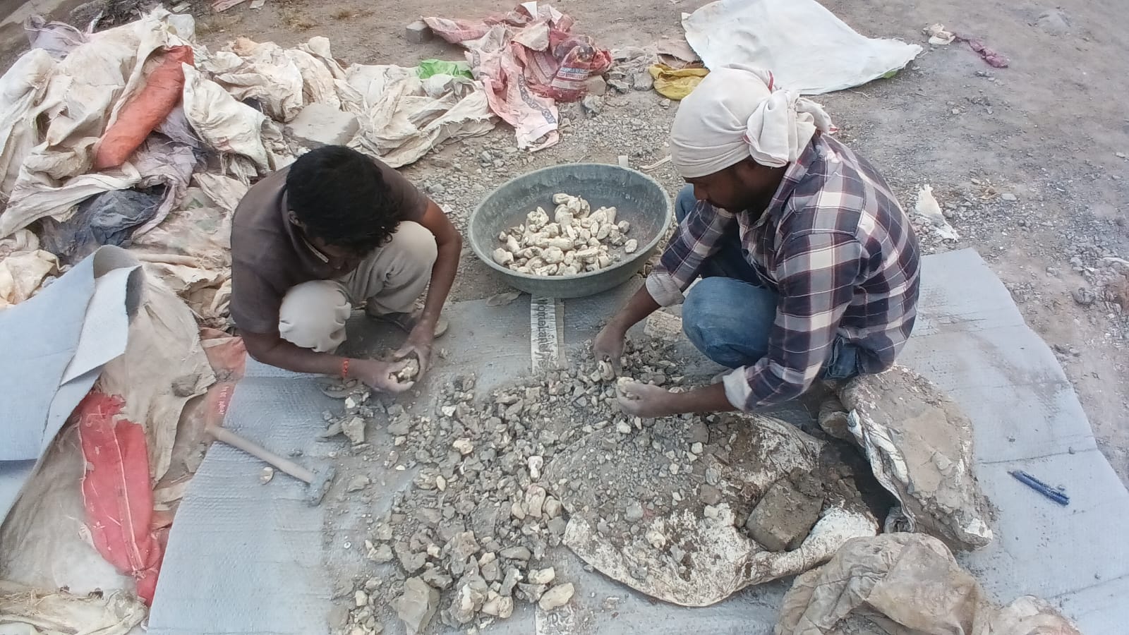 PV26 clay recycling powdering adulterants